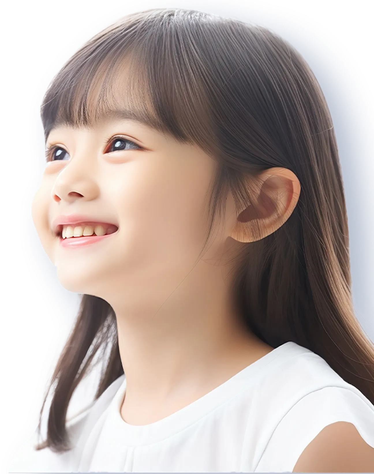 女の子の横顔イメージ