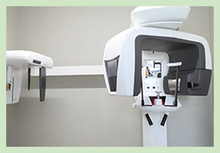 歯科用レントゲン撮影機器の写真
